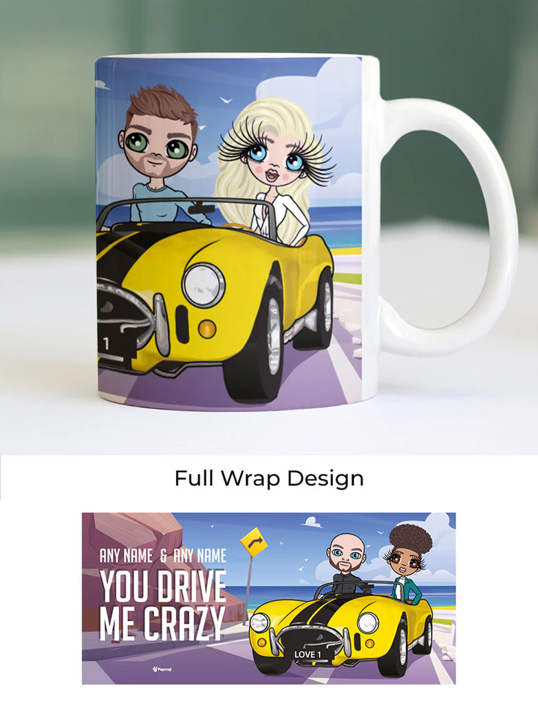 Multi Character Couples You Drive Me Crazy Mug