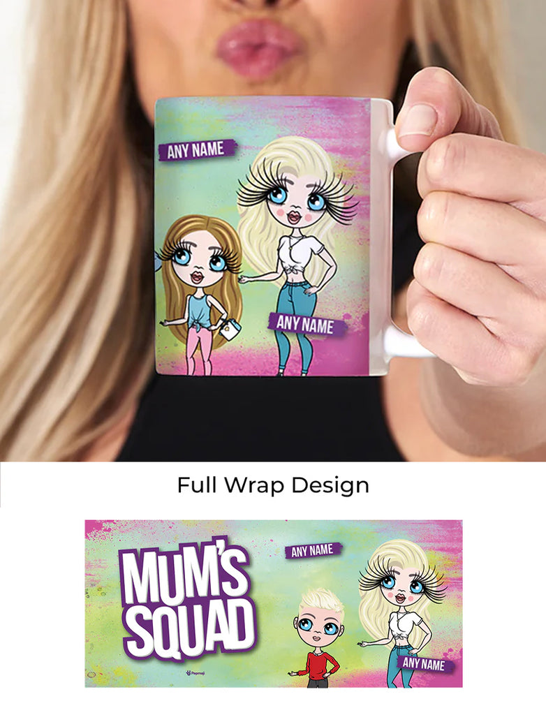 Multi Character Mum's Squad Adult And Child Mug