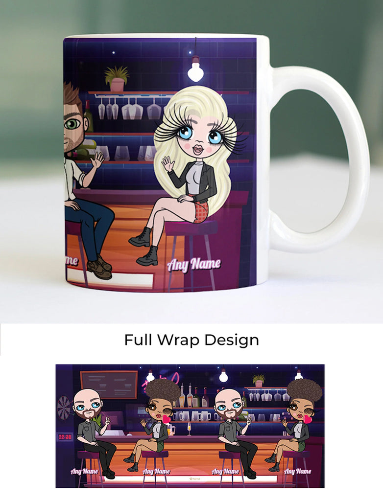 Multi Character Couples Bar Mug