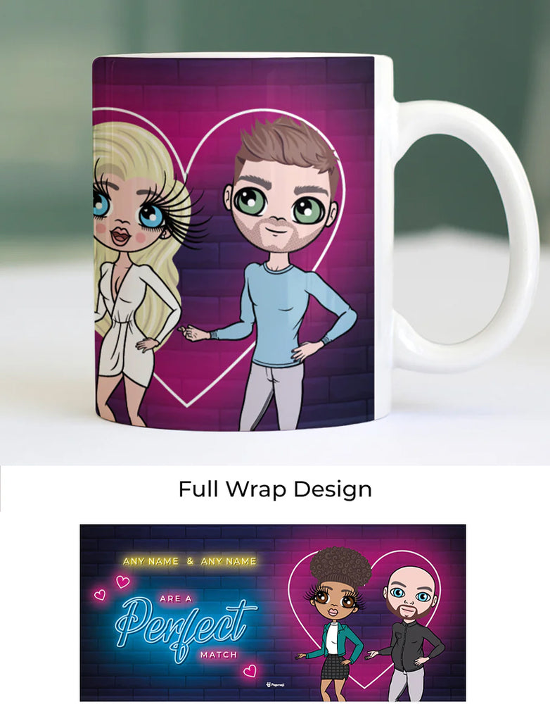 Multi Character Couples Perfect Match Mug