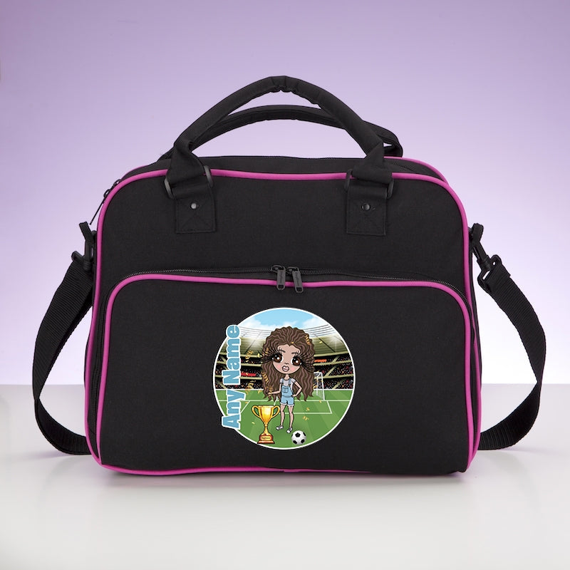 ClaireaBella Girls Personalised Football Champ Travel Bag - Image 3