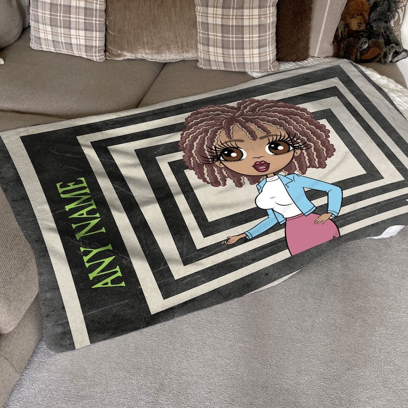 ClaireaBella Freaky Funky Box Fleece Blanket - Image 1