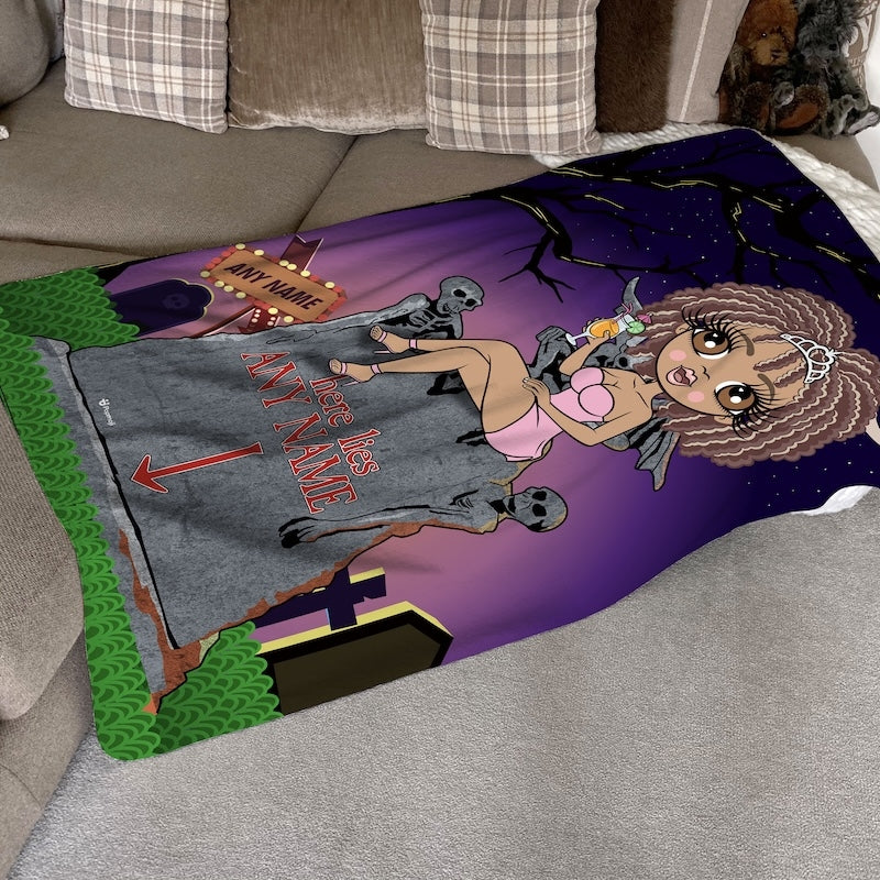 ClaireaBella Ghostly Grave Fleece Blanket - Image 6