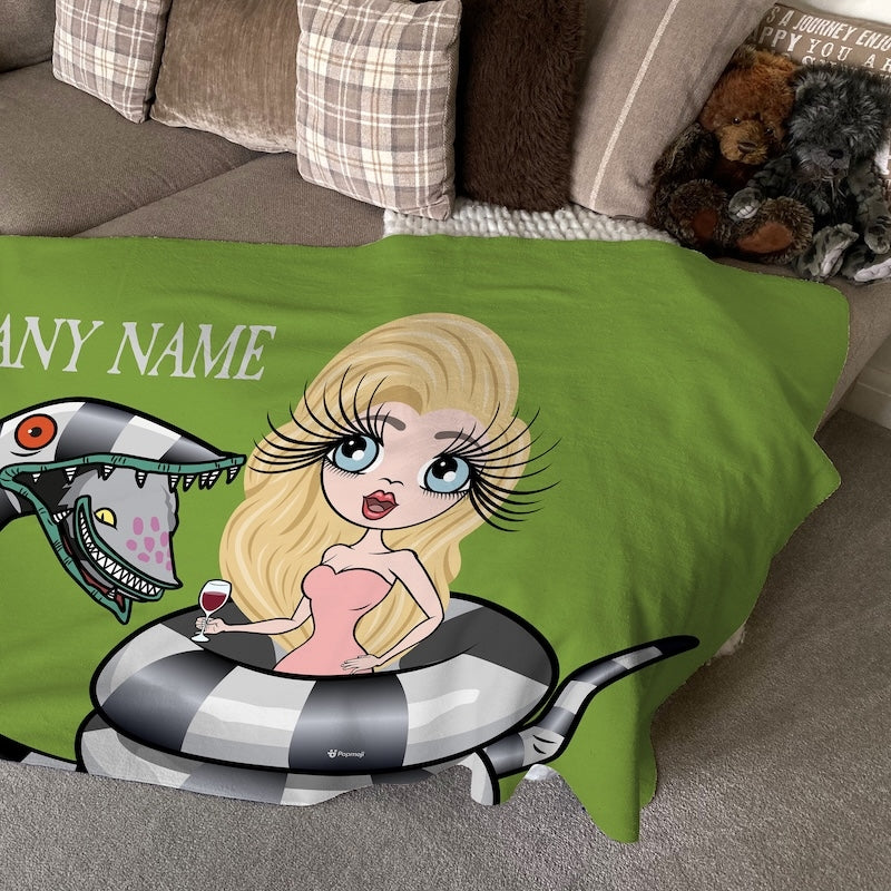 ClaireaBella Sinister Striped Snake Fleece Blanket - Image 4