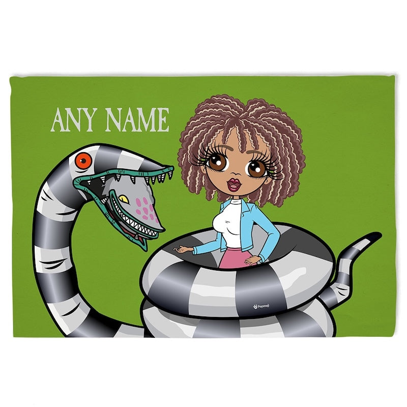 ClaireaBella Sinister Striped Snake Fleece Blanket - Image 2