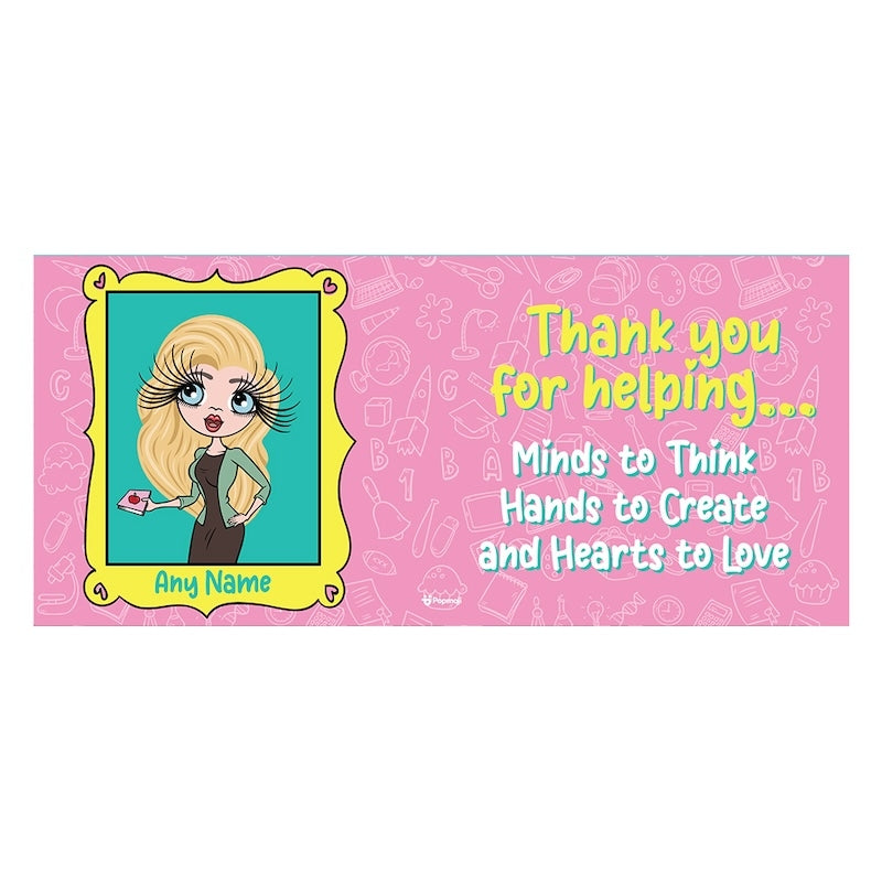 ClaireaBella Mug Teacher Thank You For Helping - Image 3