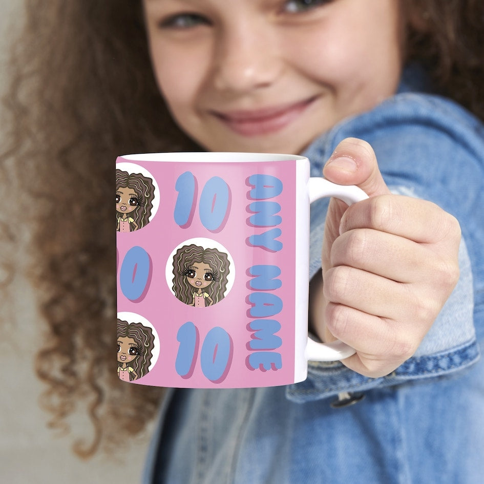 ClaireaBella Girls Personalised 10th Birthday Mug - Image 3