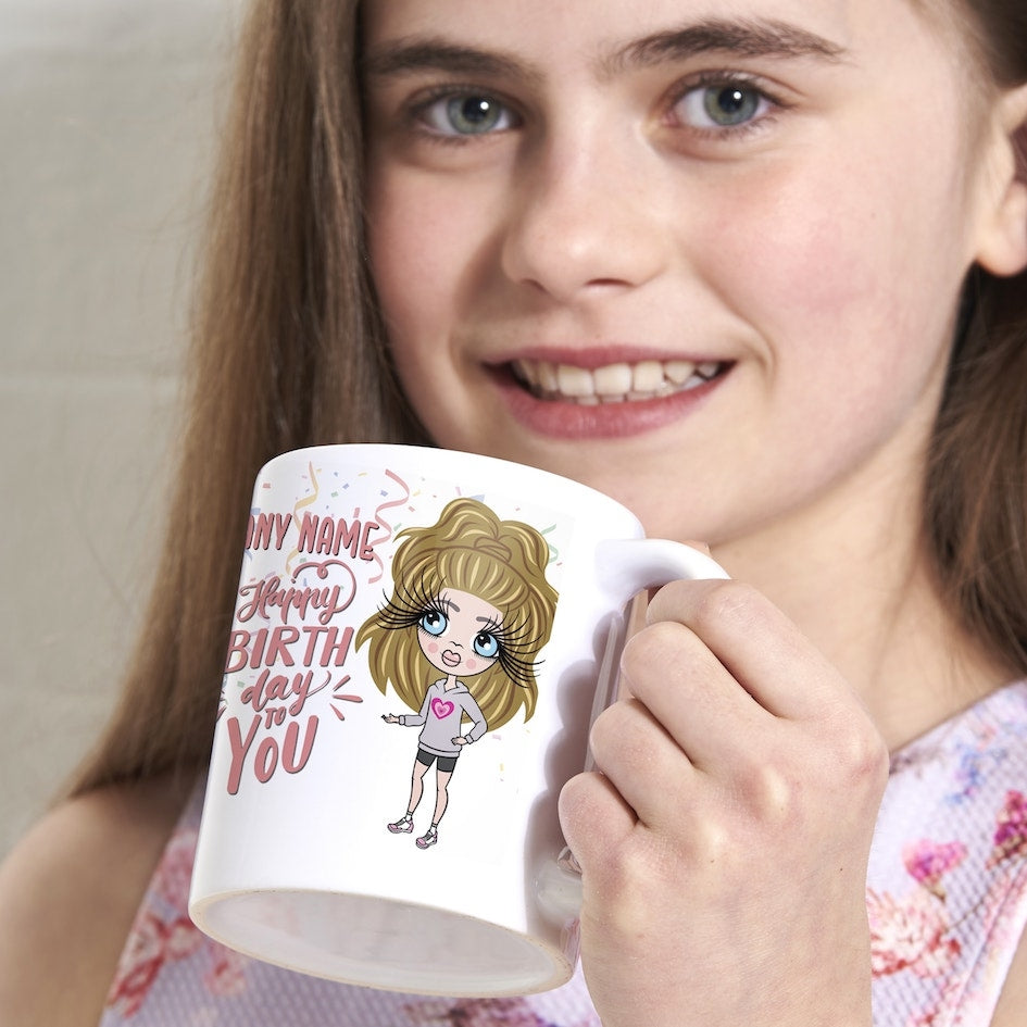 ClaireaBella Girls Personalised Happy Birthday Mug - Image 5