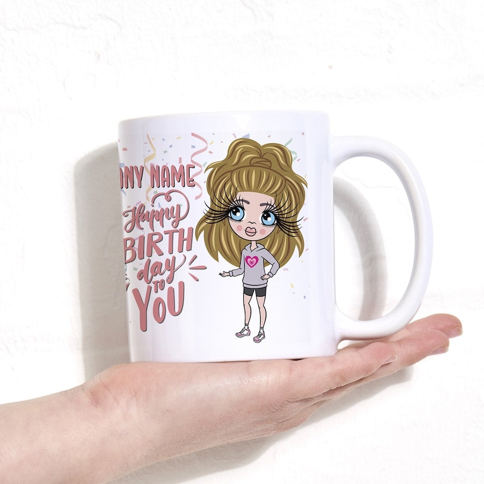 ClaireaBella Girls Personalised Happy Birthday Mug - Image 2