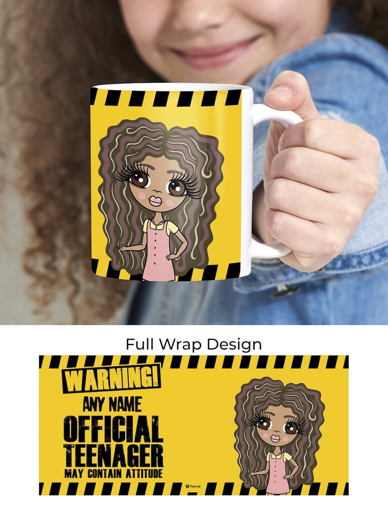 ClaireaBella Girls Personalised Official Teenager Birthday Mug - Image 1