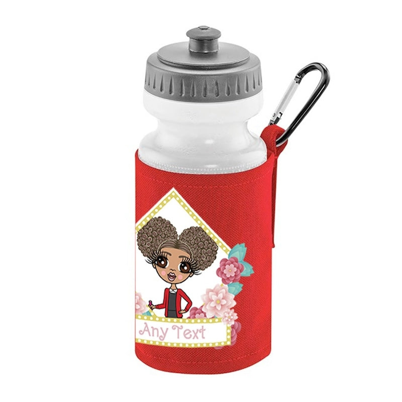 ClaireaBella Girls Personalised Floral Water Bottle And Holder - Image 7