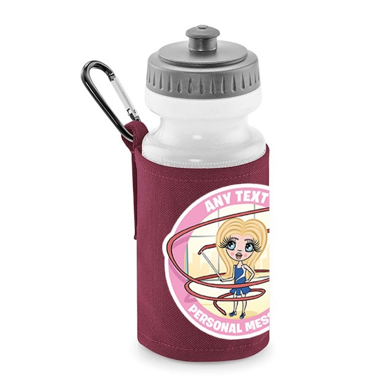 ClaireaBella Girls Personalised Gymnastics Water Bottle And Holder - Image 2