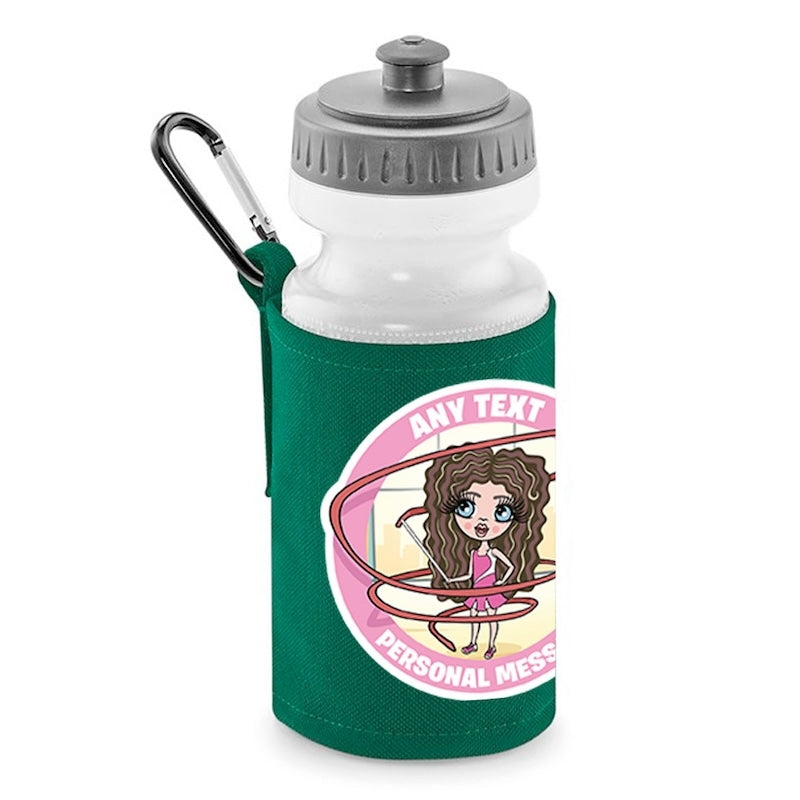 ClaireaBella Girls Personalised Gymnastics Water Bottle And Holder - Image 5