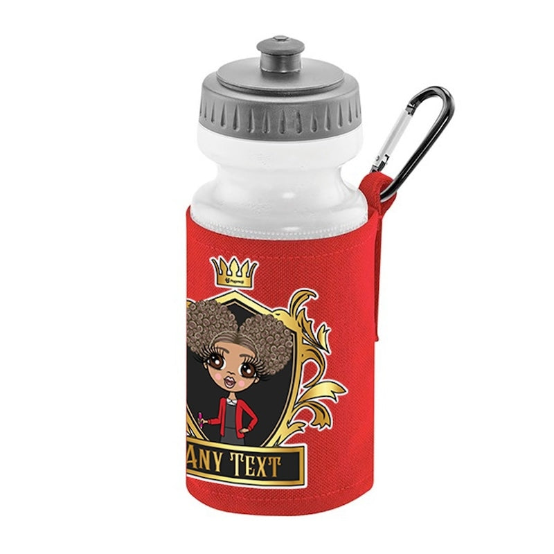 ClaireaBella Girls Personalised Royal Crest Water Bottle And Holder - Image 6