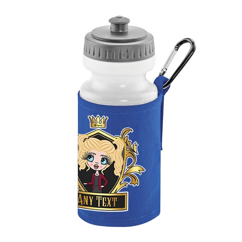 ClaireaBella Girls Personalised Royal Crest Water Bottle And Holder - Image 4