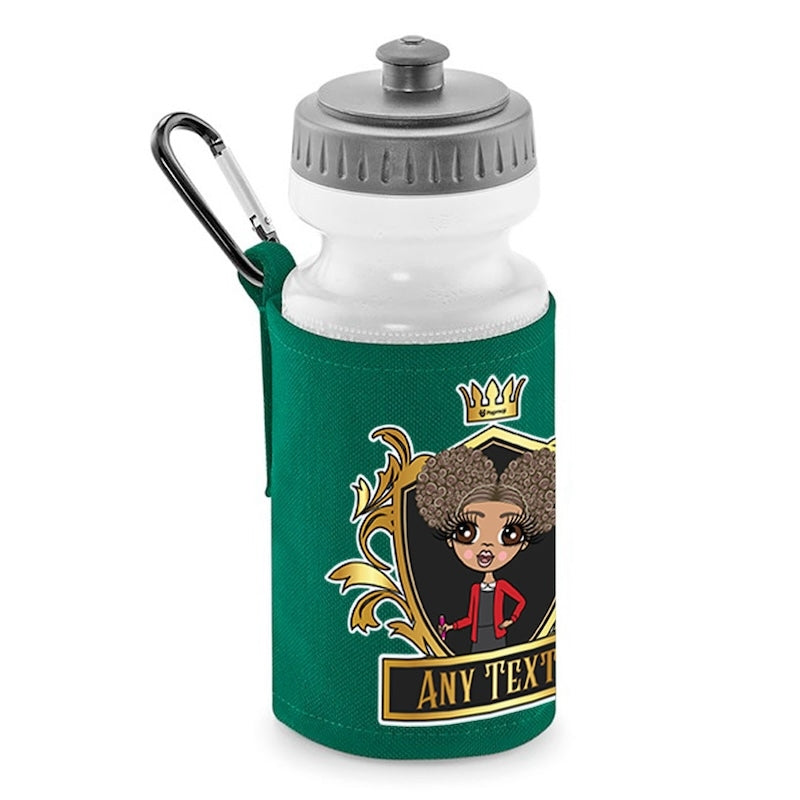 ClaireaBella Girls Personalised Royal Crest Water Bottle And Holder - Image 3