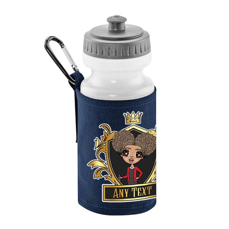 ClaireaBella Girls Personalised Royal Crest Water Bottle And Holder - Image 5