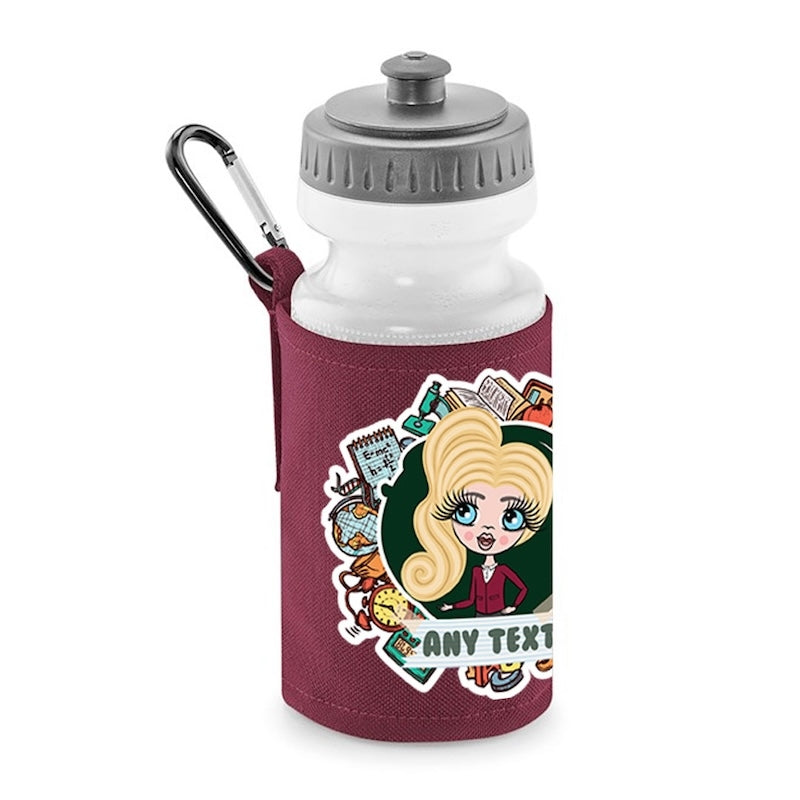 ClaireaBella Girls Personalised Stationary Water Bottle And Holder - Image 2