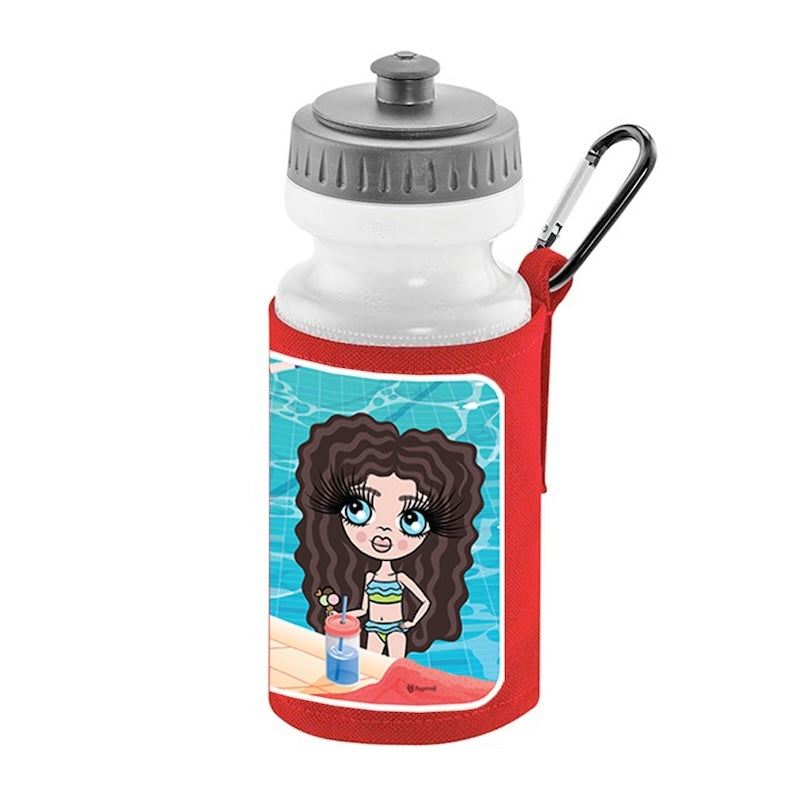 ClaireaBella Girls Personalised Swimming Water Bottle And Holder - Image 6