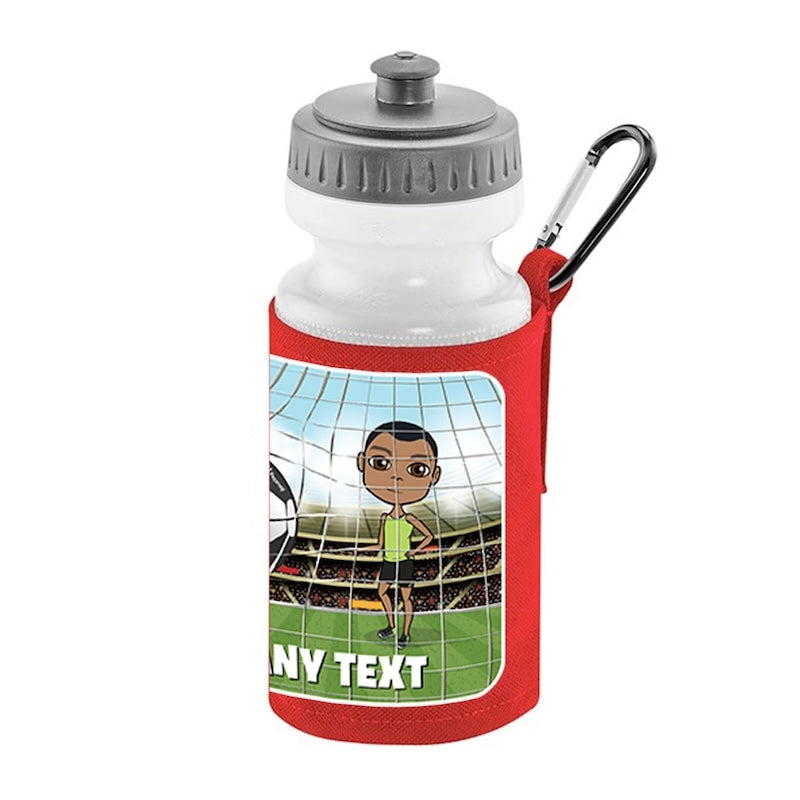 Jnr Boys Personalised Football Water Bottle And Holder - Image 6