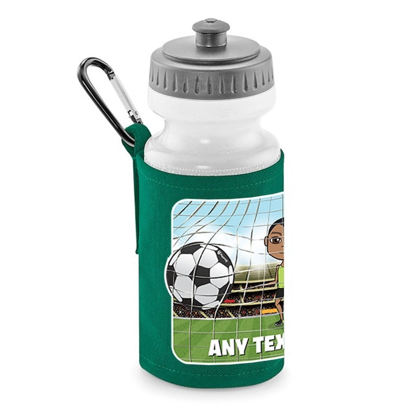 Jnr Boys Personalised Football Water Bottle And Holder - Image 4