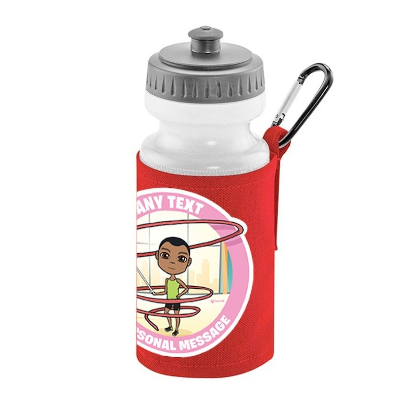 Jnr Boys Personalised Gymnastics Water Bottle And Holder - Image 4