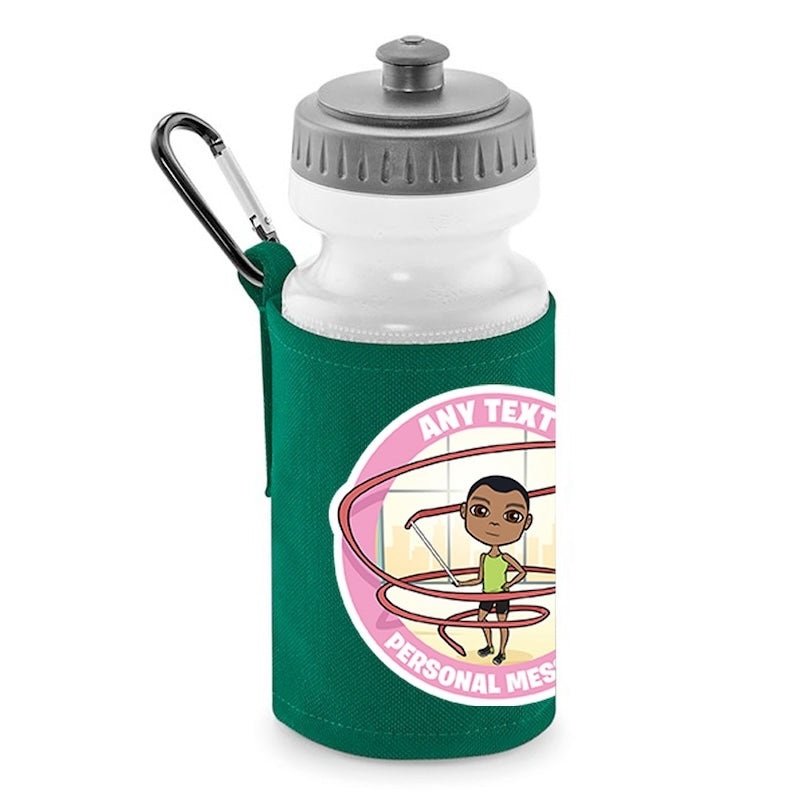 Jnr Boys Personalised Gymnastics Water Bottle And Holder - Image 3