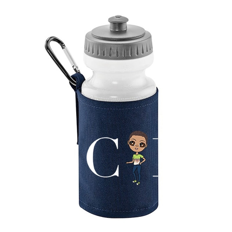 Jnr Boys Personalised LUX Initial Water Bottle And Holder - Image 7