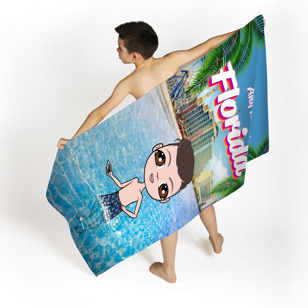 Jnr Boys Florida Beach Towel