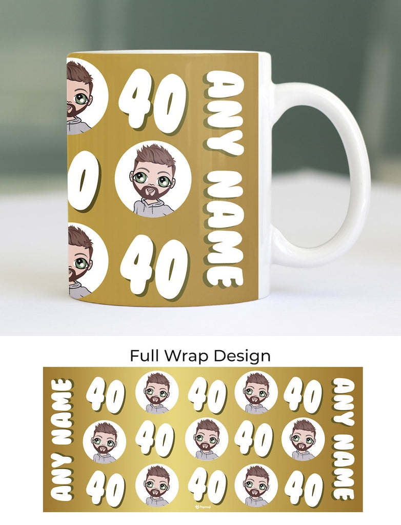 MrCB Personalised 40th Birthday Mug - Image 1