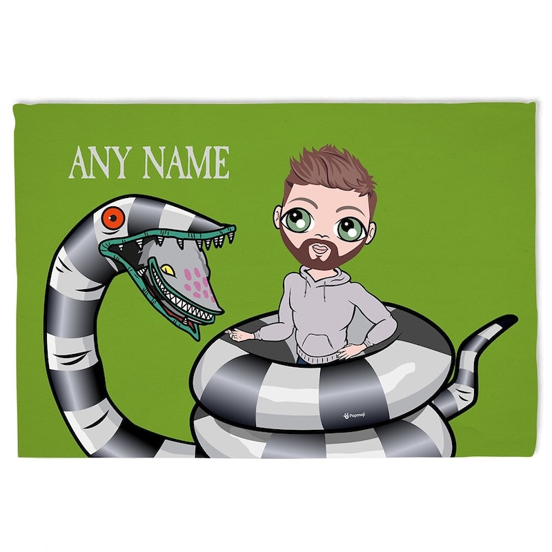 MrCB Sinister Striped Snake Fleece Blanket - Image 2