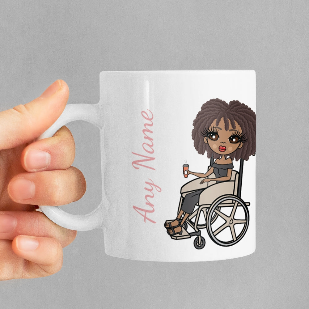 ClaireaBella Wheelchair White Mug - Image 2