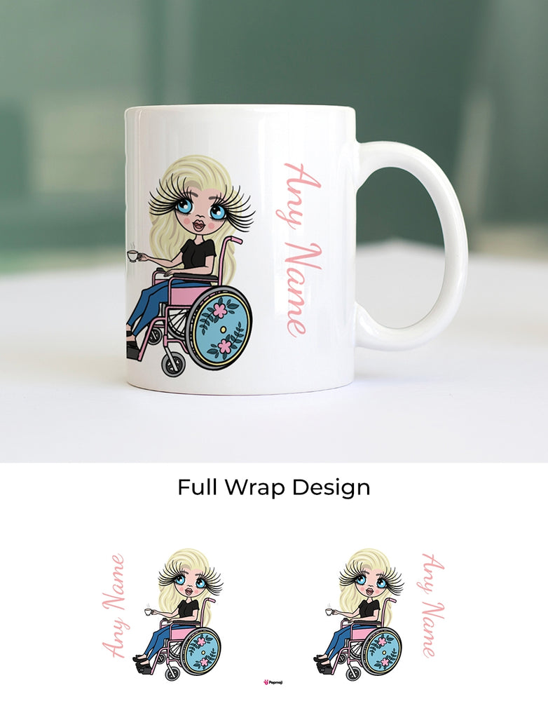 ClaireaBella Wheelchair White Mug - Image 3