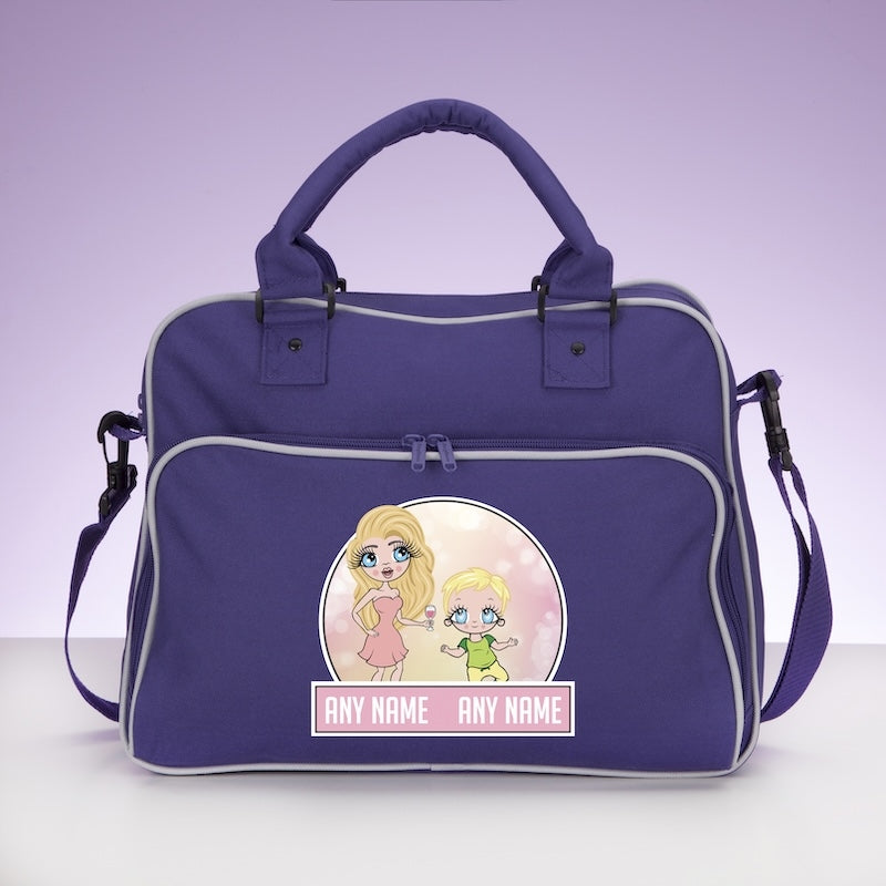 Multi Character Personalised Travel Bag - Adult And Baby - Image 1