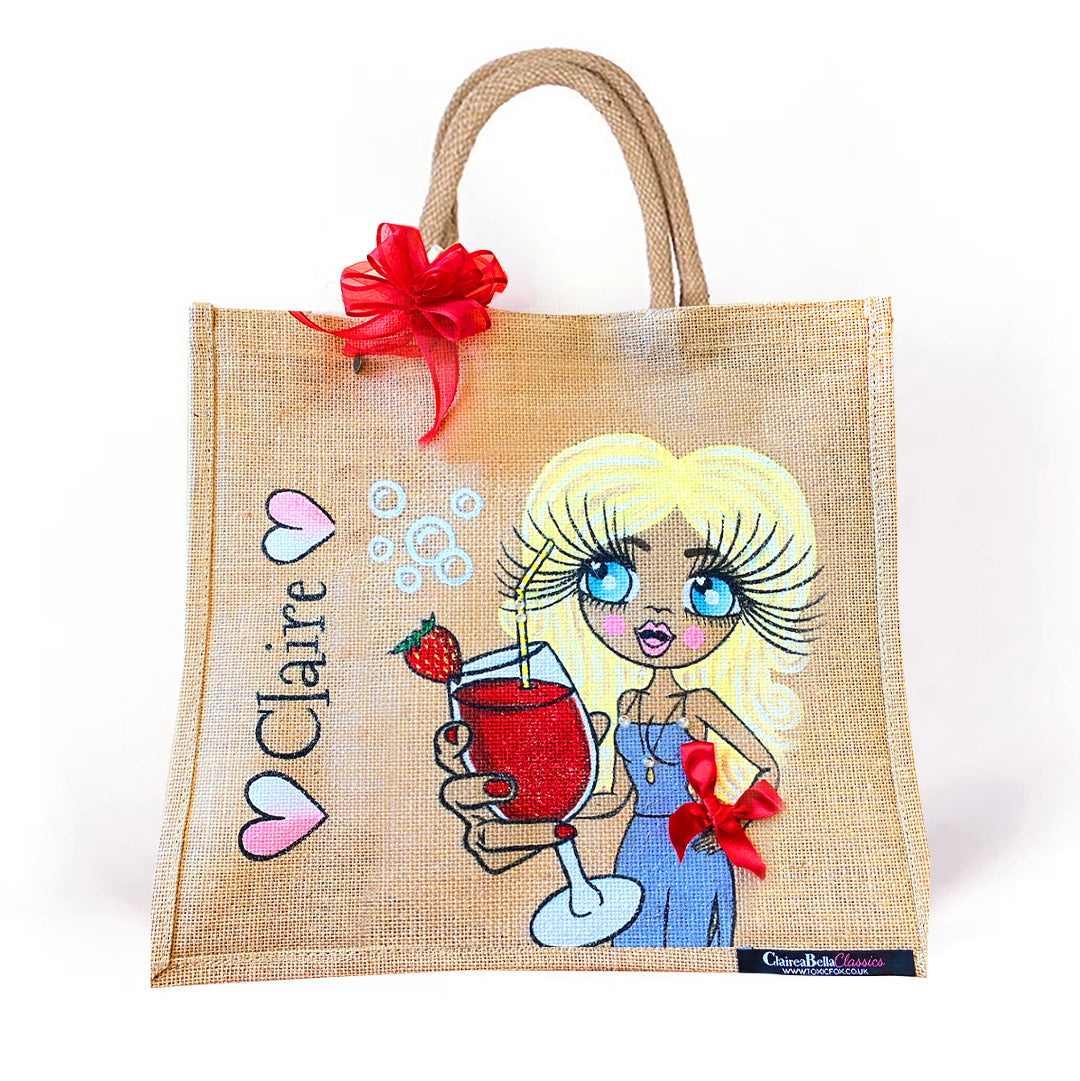 Personalised Hand Painted Jute Bag, Women's Tote Shopper, Reusable Shopping  Bag, Eco Friendly Carry Bag, Available in 3 Sizes - 22 x 20cm - 30 x 30cm -  40 x 40cm : Amazon.co.uk: Handmade Products