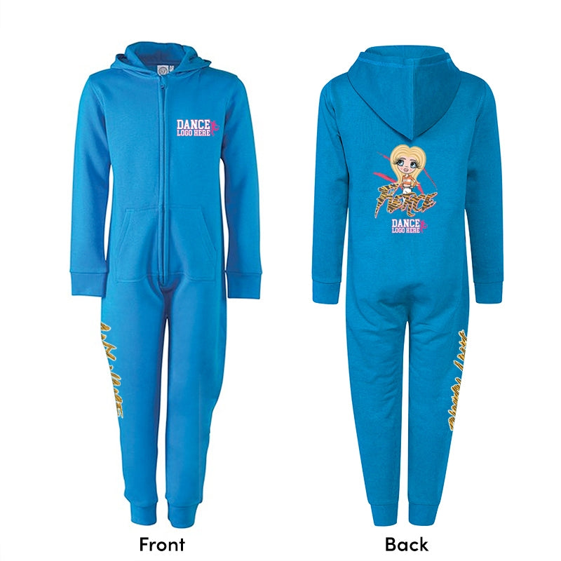 Girls Personalised Branded Fierce Club Onesie - Image 1