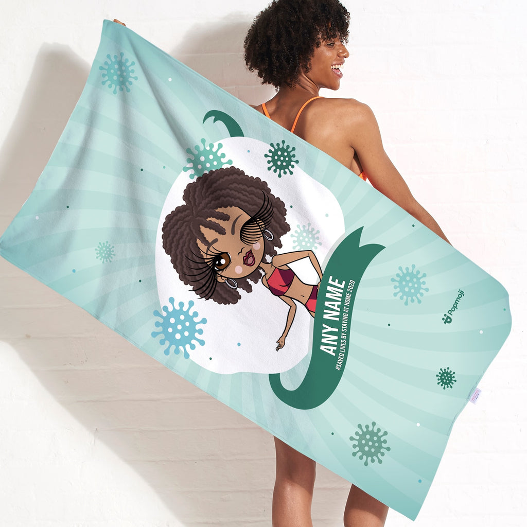 ClaireaBella Saved Lives Beach Towel