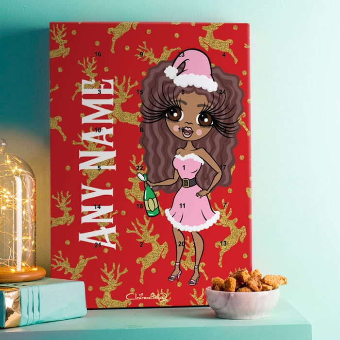 ClaireaBella Golden Reindeer Advent Calendar - Image 1